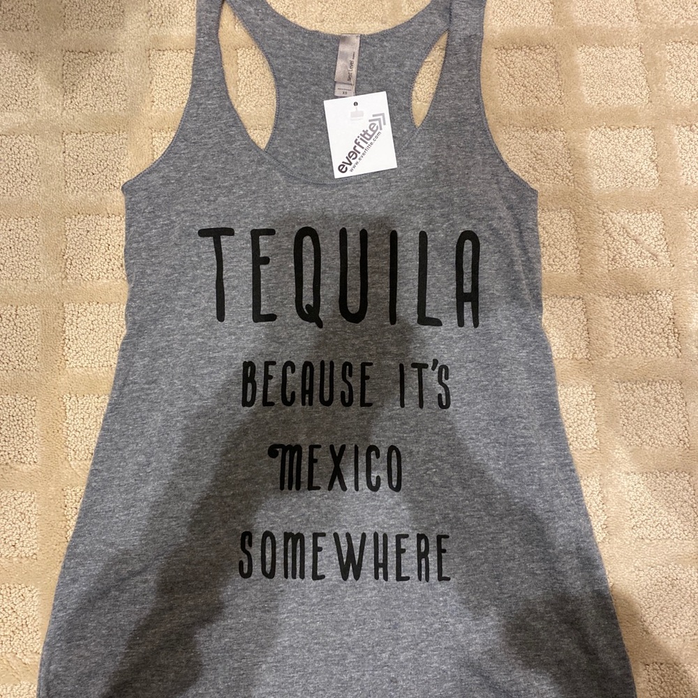 Everfitte tequila Mexico grey tank